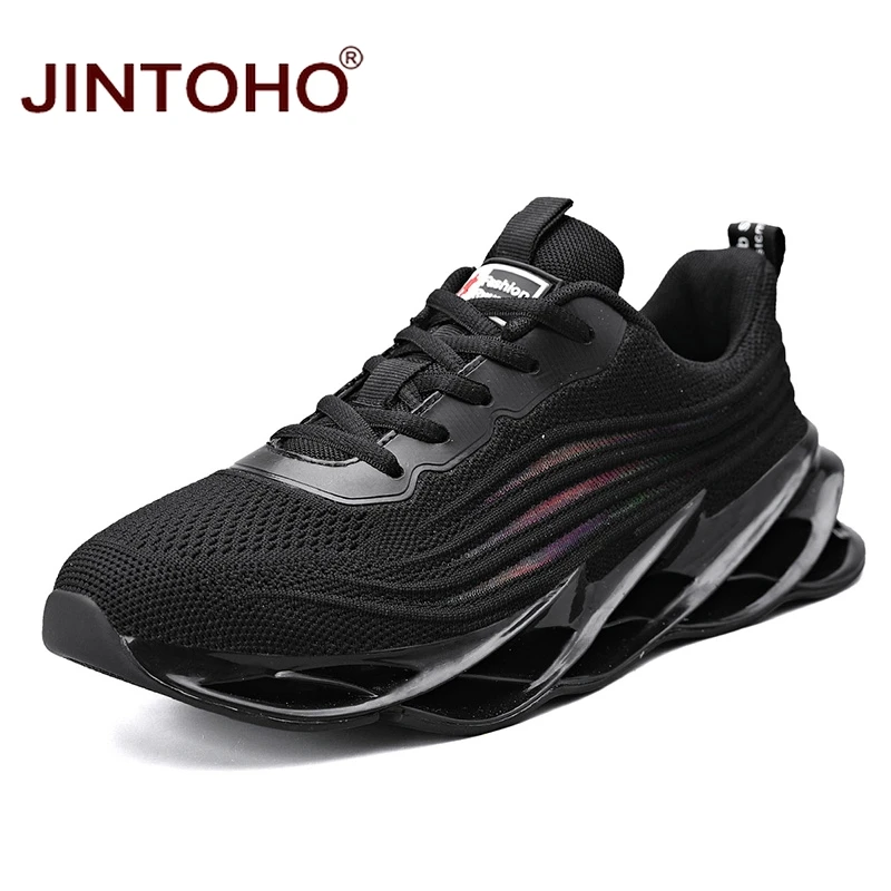 Best Sneakers Men Running Shoes Autumn New PU leather Blade  High Quality Outdoo - £56.81 GBP