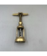 Vintage Italian Brass Flynut Corkscrew - $1,130.75 MXN