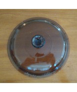Vintage Corning Pyrex Replacement Amber Glass Lid Only 9&quot; V 12 C Brown - $465.69 MXN