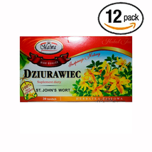 12 Pack Malwa Fruit Herbal Tea Dziurawiec St John&#39;s Wort No Cafeine 40gr - £31.02 GBP