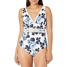 MSRP $98 Tommy Hilfiger Women&#39;s One Piece Swimsuit Natural Size 12 - £17.74 GBP