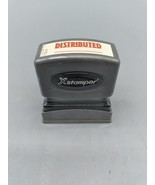 NEW  1342 Xstamper Pre-inked Shutter Stamp &quot;Distributed&quot;  - $8.50
