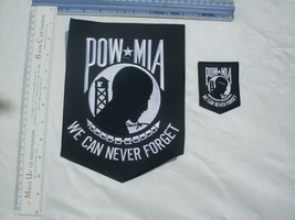 POW USA America large patch embroidered Patches - £14.23 GBP