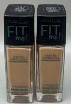 2 Pack Maybelline Fit Me Matte + Poreless Liquid Foundation 310 Sun Beige - $10.00