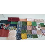 Big Lot of 100% Cotton Quilting Fabric Pre-cut Assorted Color and Styles... - $367.86 MXN