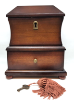 BOMBAY Jewelry Box Wood with Key - $34.99