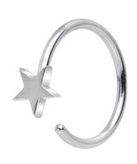 20 Gauge 5/16 Nose Hoop body candy  SS stainless steel nose ring - $9.98