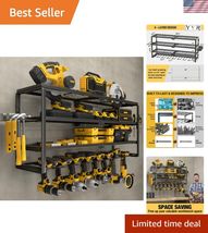 4 Layer Power Tool Organizer Wall Mount, Cordless Drill Hanger Storage R... - $159.37