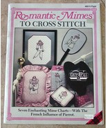 7 Cross Stitch Patterns ROMANTIC MIMES Comedy-Tragedy Masks Pierrot-French - £7.21 GBP