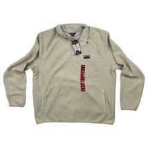 Eddie Bauer Men&#39;s Classic Fit Long Sleeve Knit Fleece Sweater Oatmeal XL - £15.56 GBP