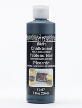 FolkArt ChalkBoard Multi-Surface Chalkboard Paint, 2651CA Black, 8 Fl. Oz. - £9.42 GBP
