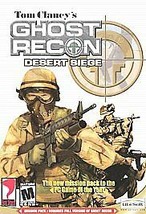 Tom Clancy&#39;s Ghost Recon: Desert Siege (PC/Windows, 2002) Free Shipping (CD-319) - £3.13 GBP