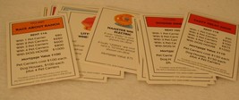 Monopoly Littlest Pet Shop Replacement Title Deed Cards Hasbro - $19.95