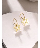 KICKY &amp; PERKY 925 Sterling Silver Star Mother of Pearl Earrings Womens J... - €60,50 EUR