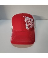 Samuel Adams Rebel IPA Beer Cap Red White Snapback Mesh Trucker Hat - $143.39 MXN