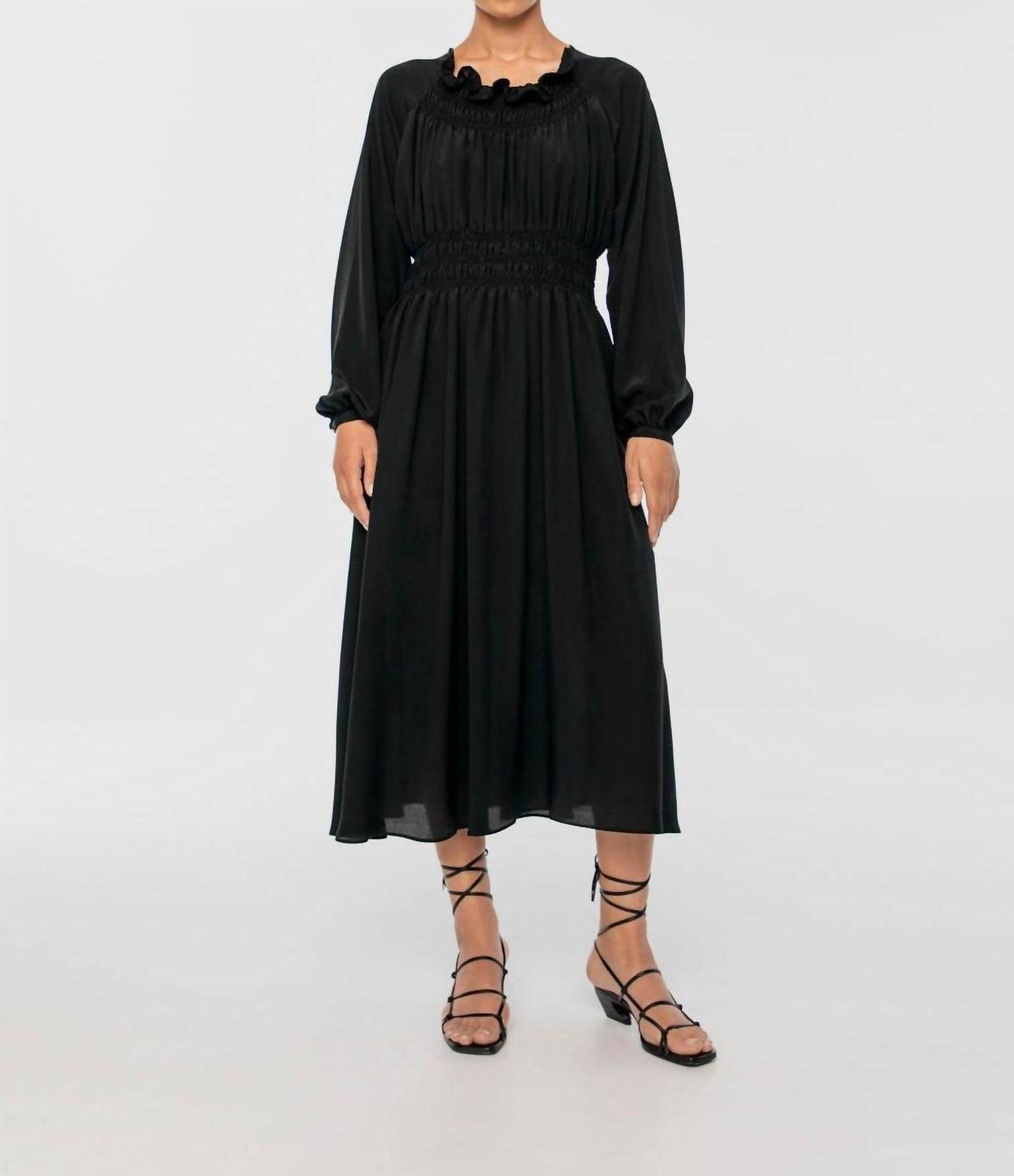 Dāl The Label Signature Shirred Midi Dress Size XS - $203.94
