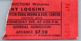 Vintage Kenny Loggins Ticket Stub Settembre 5 1978 Hara Arena Dayton Ohio - $49.48