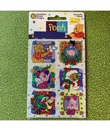 Vintage Sandylion Prismatic Disney Pooh Piglet Tigger Christmas Stickers... - $20.36 CAD