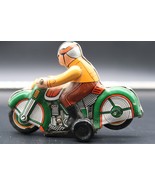 Vtg Motorcycle Tin Toy Wind Up MS275 4.5 inch Works No Key - €34,56 EUR