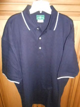 Outer Banks Mens Polo Golf Collared Shirts Navy Blue Small Golf New - £3.49 GBP