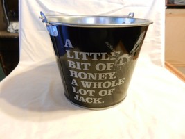 Jack Daniel&#39;s Tennessee Honey Whisky Galvanized Metal Ice Bucket with ha... - $60.00