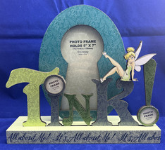 Tinkerbell Tink! Word 5×7 Photo Picture Frame Walt Disney Parks exclusive - £14.60 GBP