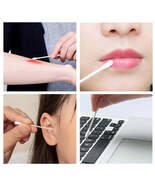100pcs Disposable Double-ended Cotton Swabs for Ear Cleaning and Makeup ... - $3.30 CAD+
