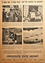 1944 CONSOLIDATED VULTEE AIRCRAFT-Army-Soliders-Trucks-Vintage Print Ad-... - £9.84 GBP