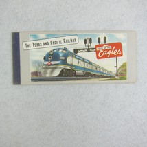 Texas &amp; Pacific Railway Route Of The Eagles Ticket Book Vintage 1950&#39;s - £7.83 GBP