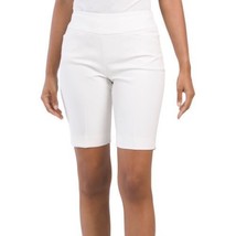NWT Ladies IBKUL SOLID WHITE Pullon Golf Shorts sizes 6 10 &amp; 12 - $39.99