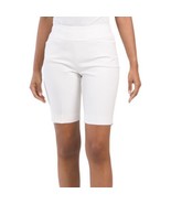 NWT Ladies IBKUL SOLID WHITE Pullon Golf Shorts sizes 6 10 &amp; 12 - $761.39 MXN
