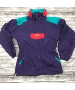Columbia Jacket / Anorak Windbreaker / 90s Color Block Coat / Vintage Me... - $530.18 MXN