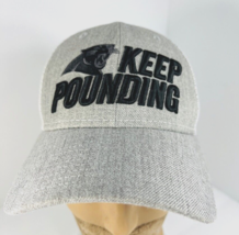 Carolina Panther Keep Pounding NFL Baseball Hat Cap New Era 3D Embroidered - £23.96 GBP