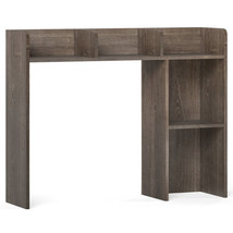 3-Tier Multipurpose Desk Bookshelf with 4 Shelves-Oak - Color: Oak - $1,732.89 MXN
