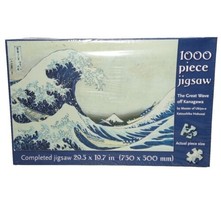 Flame Tree The Great Wave off Kanagawa 1000 Piece Puzzle Japan NEW Sealed - £20.83 GBP