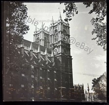 1944 WWII London Westminster Abbey, England Photo B&amp;W Snapshot - £2.72 GBP