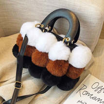 Marie ~ Fluffy Furry European Handbag - £54.98 GBP+