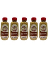 ( Lot 5 ) Spicy Brown Mustard NON-GMO Squeeze Bottle 12 oz Each - $546.38 MXN