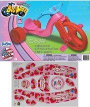 The Original Big Wheel Trike Red/Blue Limited Edition for Girls 16&quot; w/Strawberry - £111.58 GBP