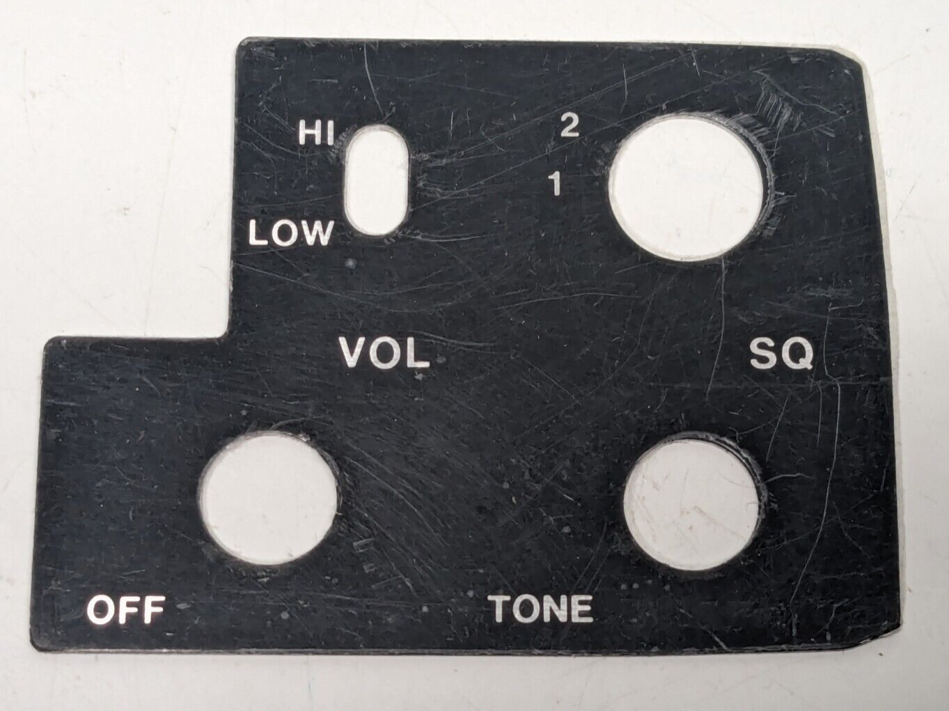 NOS Uniden Force Handheld Radio Replacement Controls Label Plate JDPA480... - $10.88