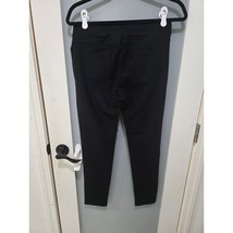 GINASY Black High Rise Stretch Pants Size L | Soft Cotton Blend Ankle Le... - $18.00