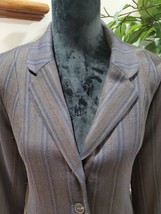 Pendleton Women&#39;s Brown Wool Three Buttons Single Breasted Fitted Blazer Size 10 - £34.75 GBP