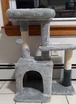Cat Tree, Small Cat Condo with Sisal Scratching Post and 11.8&quot;L x 11.8&quot;W... - $35.64