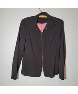 George Womens Blazer Jacket Size 8 Full Zip Black Stretch - £10.27 GBP