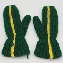 Handmade Winter Mittens Gloves Womens L Large Vintage - $14.84
