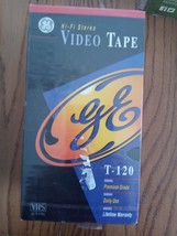 GE Hi-fi Stereo Vhs Tape New set of 3 - $30.57