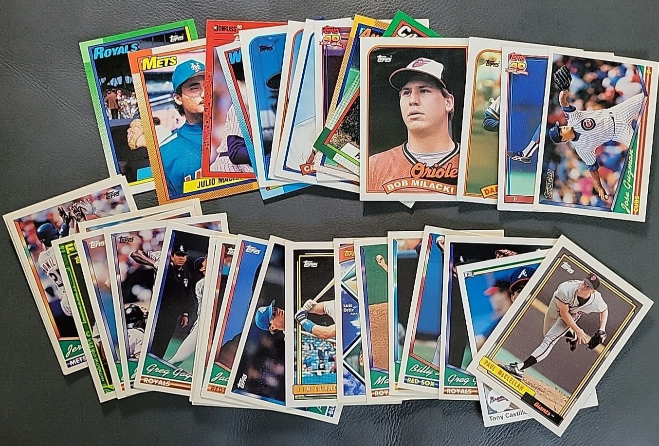 Primary image for Lot 4 of Vintage Upper Deck Topps Baseball Card 1989 1990 1991 1994