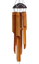 Coconut Top Bamboo Wind Chimes - 38 inches- FREE SHIP - £17.80 GBP