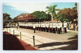 Police on Parade Nassau Bahamas UNP Unused Chrome Postcard E16 - £3.06 GBP