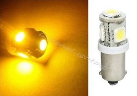 OCTANE LIGHTING Yellow Amber 5-Led Map Dash Panel Cluster Gauge Clock Gl... - $2.92